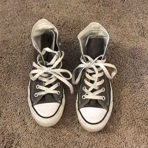 Grey High Top Converse